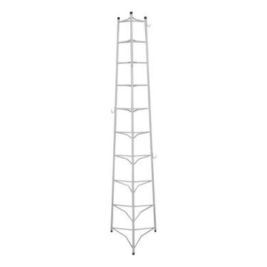 Imagem de Tripé Porta Panelas Estrela Branco 10 Compartimentos 188cm - Ouro Mina