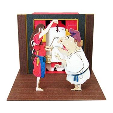 Imagem de Sankei MP07-72 Studio Ghibli Mini, Spirited Away, Rin and Frog Man and Okadasa, Non-Scale Paper Craft