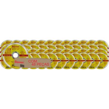 Imagem de Kit 48 Discos Corte Metal Aço Inox Dac115-14 115mm Starrett