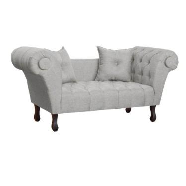 Imagem de Divã Recamier Namoradeira Deisy 155 Linho - RS Decor, Linho