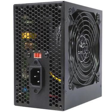 Imagem de Fonte de Alimentação ATX C3Tech PS-510BK 500W S/ Cabo - Preto