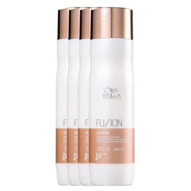 Imagem de Kit 4 Shampoo Fusion 250ml - Wella Professionals