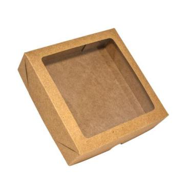Imagem de Caixa Kraft Cosméticos Trufa 15x15x4 Fundo E Tampa 40 Un - Salvo Embal