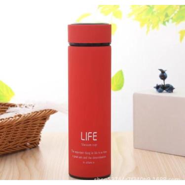 Imagem de Garrafa Térmica Portátil 500ml Aço Inox - VTR, Vermelho