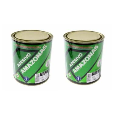 Imagem de Cola Contato Extra Univ. 750g Sapateiro Amazonas Kit 2 Unid. - Kit Ama