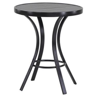 Imagem de Mesa de Centro Emily com Tampo Ripado em Alumínio para Área, Jardim, E