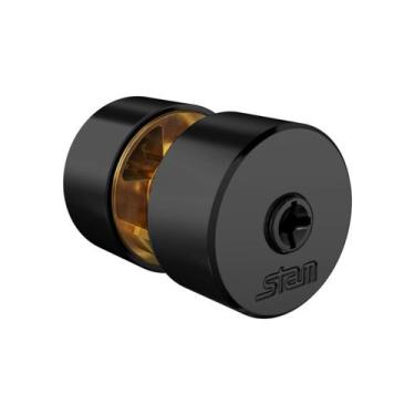 Imagem de Cilindro Miolo Fechadura Stam Tetra 1500/1600 Preto 4 Chaves