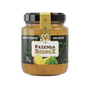 Imagem de Geleia de Abacaxi com Hortelã 270g Fazenda Sedrez