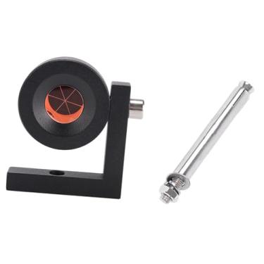 Imagem de MERIGLARE Mini prisma de barra l de 90 graus para trabalhos de construção de campo, resistente para estações totais, montagem de prisma, ângulo reto, com Parafuso