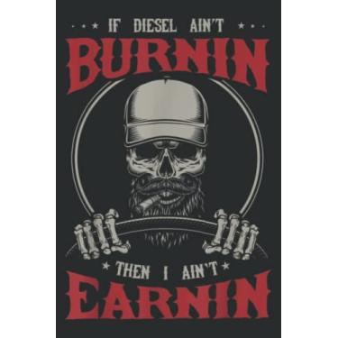 Imagem de Funny Diesel Trucker Big Rig Semi-Trailer Beard Truck Driver: Papercode Lined Journal Notebook - 6 x 9 Inch, 110 Page Notebooks for Work, Writing, ... Cover College Ruled Journal for Men and Women