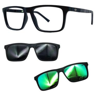 Imagem de Oculos Mormaii 6112 Swap 4 ACO Com 2 Clipons Cinza e Verde, Cinza, Ver