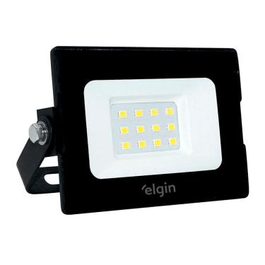 Imagem de Refletor LED ELGIN 10W 6500K Preto.