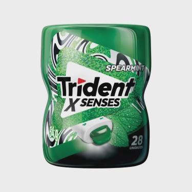 Imagem de Goma de mascar trident X senses spearmint 28 unidades 54G