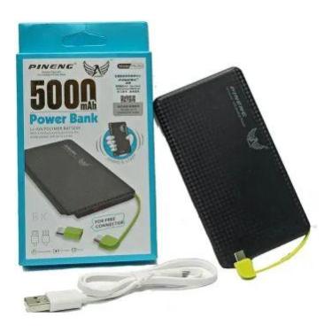 Imagem de Carregador Portatil Universal Slim 5000mah Altomex, Branco