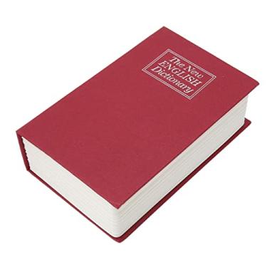 Imagem de F Book S Box with Keys - Armazenamento Elegante para Objetos de Valor Em Casa, Escritório ou Dormitório (Vermelho)