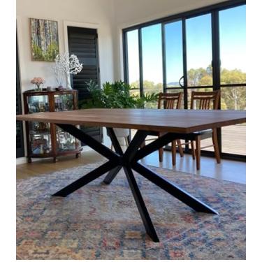 Imagem de BOTAOYIYI Base de mesa moderna 71 cm pernas de mesa de centro de metal com ventosas, base de mesa para mármore, vidro, tampo de madeira, conjunto de 4 pernas de móveis para casa, cozinha, mesa de