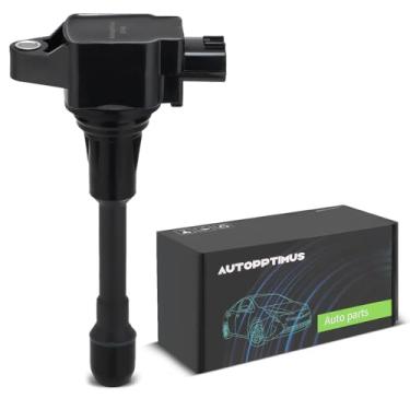Imagem de Autopptimus Bobina de ignição UF549 22448-1HM0A, compatível com Nissan Sentra Altima Cube Rogue Versa Urvan Infiniti FX50 M56 Q70 Q70L QX70 - L4 1.6L 1.8L 2.5L 5.0L 5.6L Substitui GN10241 CUF54999