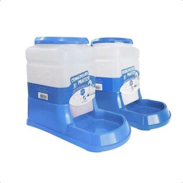 Imagem de Kit Comedouro E Bebedouro Automático 3L Para Cães E Gatos - Alvorada, 