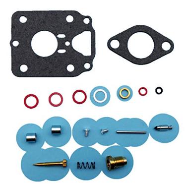 Imagem de Tuzliufi Kit de reparo de carburador compatível com Marvel Schebler ONAN 142-0664 142-0475 CCK BH BHR CK OS MTK OTC MKH VD 10 11 15 26 26A 27 29 29A 33 34 41 41A 42 42A 43 44 58 60 65 66 Z277