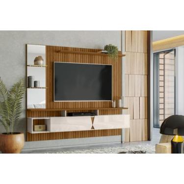 Imagem de Painel para Tv até 55 Sala de Estar Com Espelho Intense Lukaliam, FREI