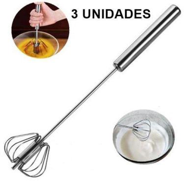 Imagem de 3 Peças - Batedor De Ovos Mixer Fouê  Semi Automático - OKABOX