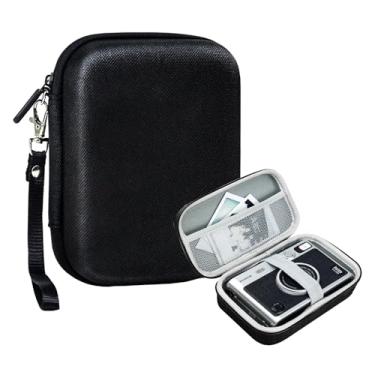 Imagem de WOGOZAN Capa Rígida Com Tamanho Interno De 5,67 X 4,09 Polegadas Para Câmera Digital Impressão Instantânea Fujifilm Instax Mini Link 3 Liplay Evo Kodak Printomatic E Viagem Estudantes (Preta) (Sem C