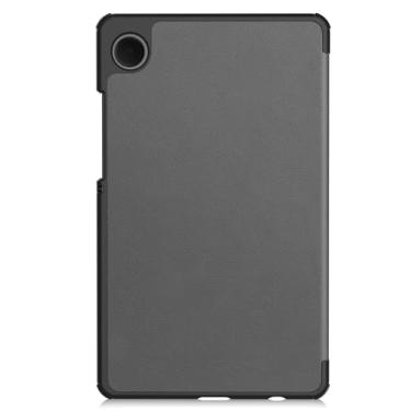 Imagem de Compatível com Samsung Galaxy Tab A9 Case SM-X110 8,7 polegadas Case Tri-Fold Smart Tablet Case, Capa protetora leve Hard PC Back Shell Slim Case Multi-View Angles, Auto Wake Sleep(Gris)