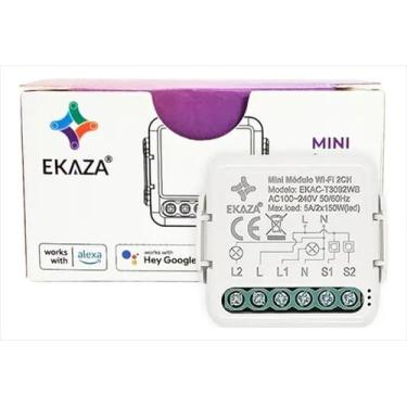 Imagem de Módulo Mini Inteligente Wi-Fi e Bluetooth 2 Canais Ekaza