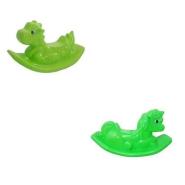Imagem de Gangorra Dino e unicórnio Brinquedo de Playground Gangorra Infantil Pa
