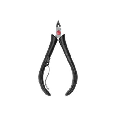 Imagem de Alicate Inox para Cutícula com Cabo Plástico Preto - Mundial