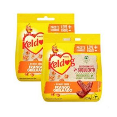 Imagem de Kit petisco Keldog Bifinho De Frango grelhado Kelco 250g, 02un 250g