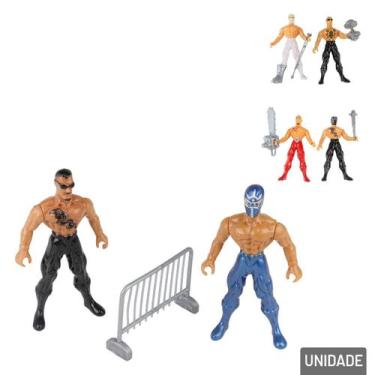 Imagem de Boneco Luta Livre com Acessórios - Tudo em Caixa - Genérico