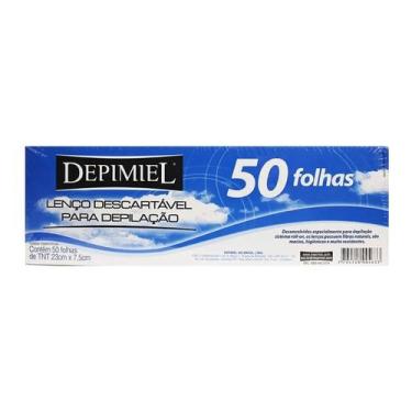 Imagem de Lenço Descartável para Depilação Depimiel - 50 Folhas