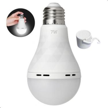 Imagem de Lâmpada De Emergência Recarregável Portátil 7w Led Camping Pesca 4 Em 