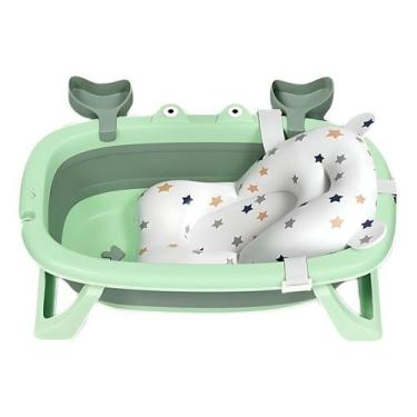 Imagem de Banheira Bebê Vitoriana Infantil Dobrável Com Cama Flutuante - Tibaby,