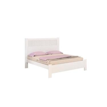 Imagem de Cama Casal Ripado Primícia Plus 100% MDF - D Doro - D' Doro, Branco/Ri