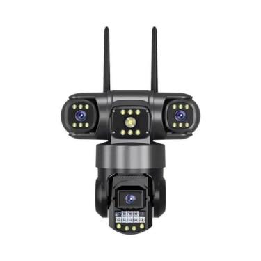 Imagem de Câmera De Segurança IP PTZ Externa 4G WIFI Com Cartão SIM, 12MP, 6K, L