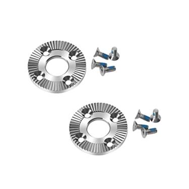 Imagem de BGNing Arri Rosette Mount Adaptador, Arri Rosette Mount Adapter Gear Head Connector, com furo passante não rosqueado de 12 mm para fotografia de alça de gaiola de câmera (2 peças)