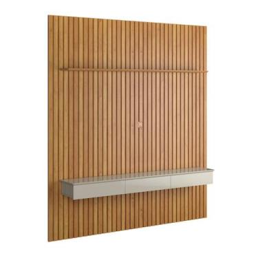 Imagem de Home Ripado Supremo 2.3 Com gavetas Para TV Até 85 Polegadas Cinamomo 