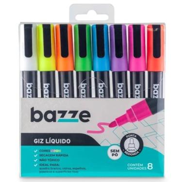 Imagem de Giz Líquido Bazze C/8 Cores