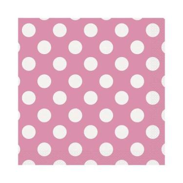 Imagem de Guardanapo de Papel Poá Rosa Ti-Flair 24x24cm