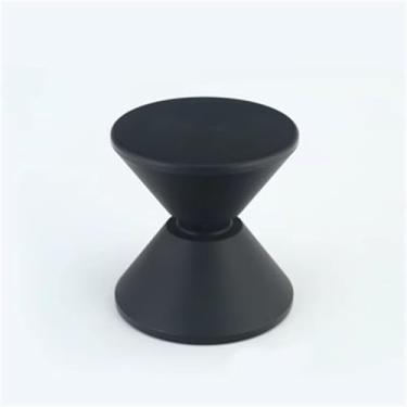 Imagem de Maçaneta para porta de vidro de banheiro, armário de exposição de porta de correr de cozinha, redonda, com furo único, m