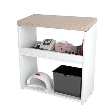 Imagem de Apoio de Pé/Perna SPA Para Manicure Pedicure Podóloga (Bege)