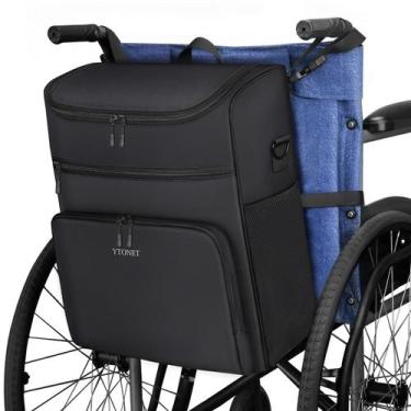 Imagem de Bolsa para cadeira de rodas Ytonet Wheelchair Storage 16L impermeável 