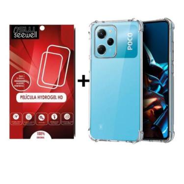 Imagem de Capinha Capa  Anti Impacto Compatível Para Xiaomi MI Poco X5 Pro + Pel