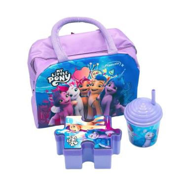 Imagem de Kit Lancheira Infantil Decorado Pony