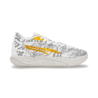 Imagem de PUMA Stewie Harry Potter Tênis feminino de basquete, Terreno branco/verde, 35