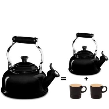 Imagem de COMPRE Chaleira com Apito Black Onyx 1,6L e GANHE Caneca de Cerâmica B