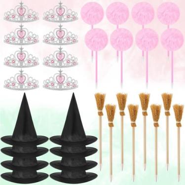Imagem de Lembrancinhas Fullhawl, 32 peças de bruxa e princesa para crianças