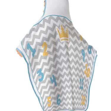 Imagem de Toalha Capuz Tecebem Baby Mesversario Kinder Azul
